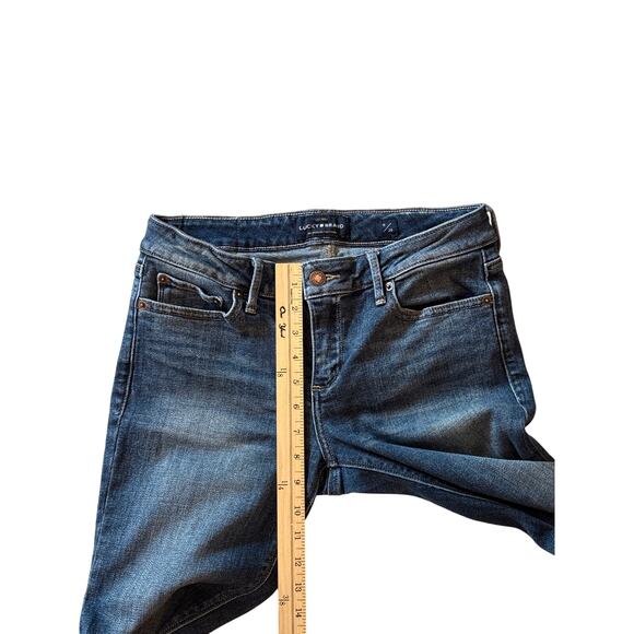 Lucky Brand Jeans Womens Size 6/28 Lolita Skinny Stretch Distressed Denim Preppy - Picture 11 of 11